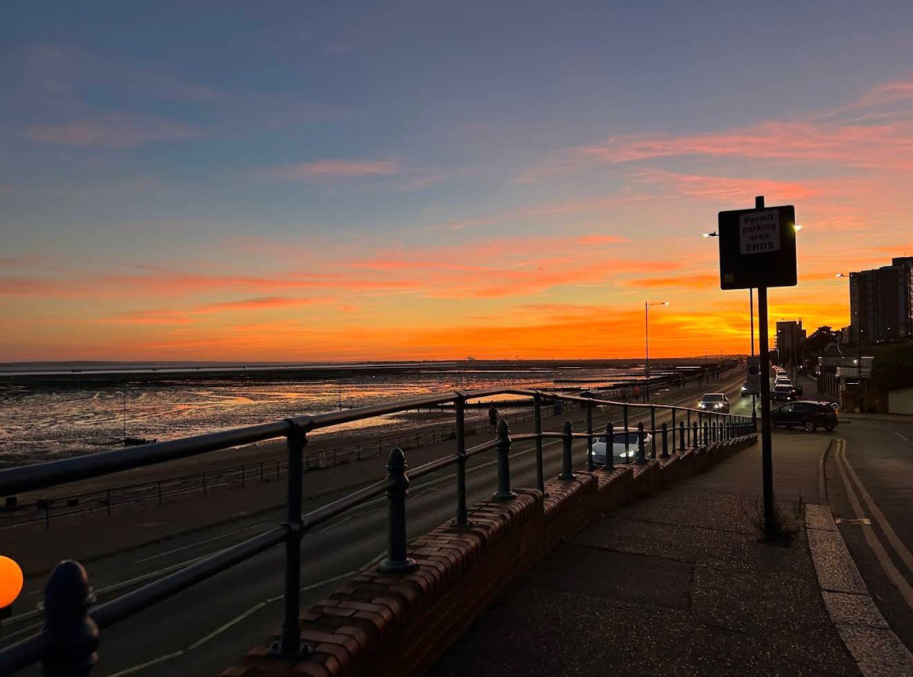 Estuary views at Prowse Restaurant Westcliff-on-Sea