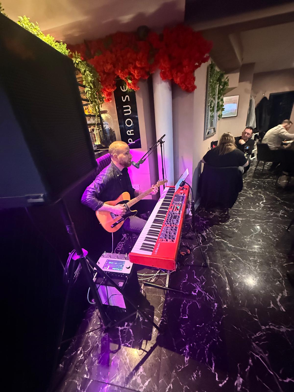 Live music evenings at Prowse Restaurant Westcliff-on-Sea